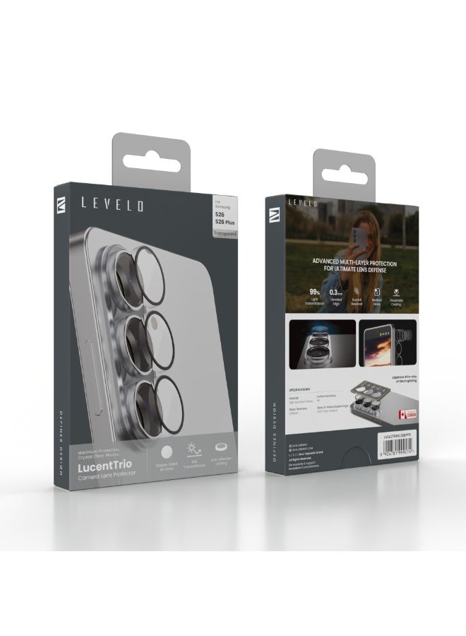 LEVELO Samsung Galaxy S26 Camera Lens Protector with Resilient Glass, Scratch Resistance, Anti-Reflective Coating, Durable-Sided AR Glass - Image 5